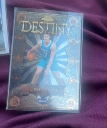 2025-26 Topps Chrome Destiny #D-4 Kon Knueppel — front