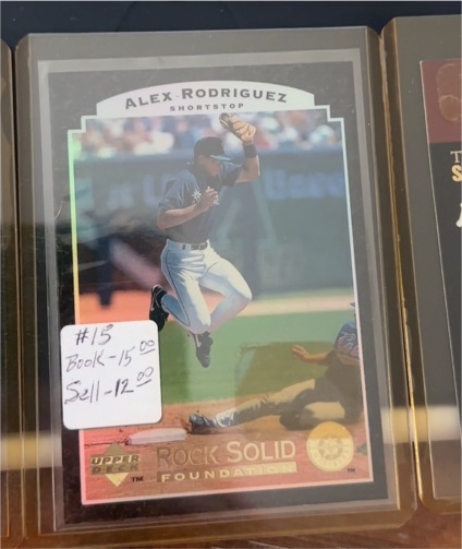 1997 Upper Deck Rock Solid Foundation #RS1 Alex Rodriguez — front