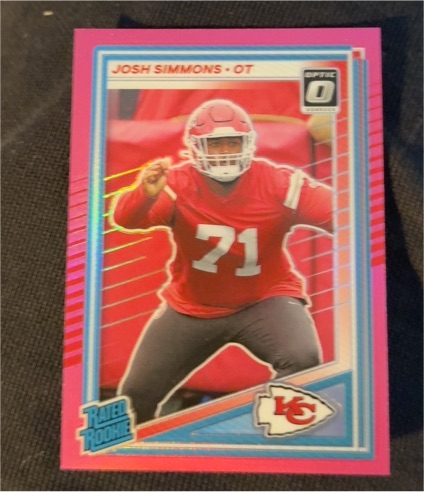 2025 Panini Donruss Optic #368 Josh Simmons — front