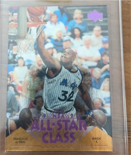 1995-96 Upper Deck #AS5 Shaquille O'Neal All-Star Class — front
