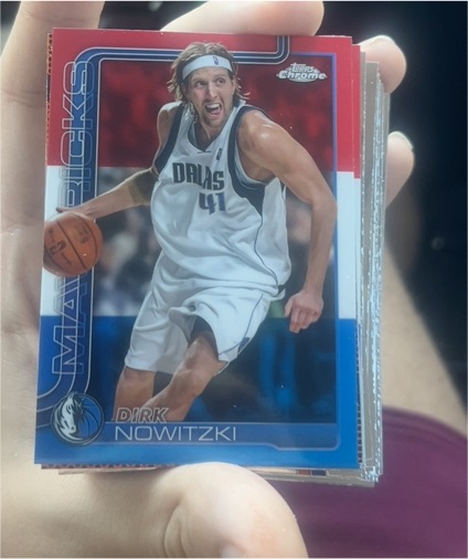 2025-26 Topps Chrome #246 Dirk Nowitzki — front