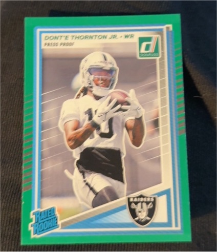 2025 Panini Donruss #349 Dont'e Thornton Jr. — front