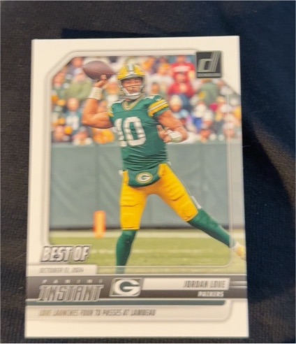 2025 Donruss Best of Instant #INS-JLE Jordan Love — front