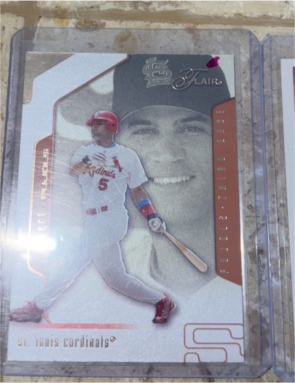 2002 Fleer Flair #55 Albert Pujols — front
