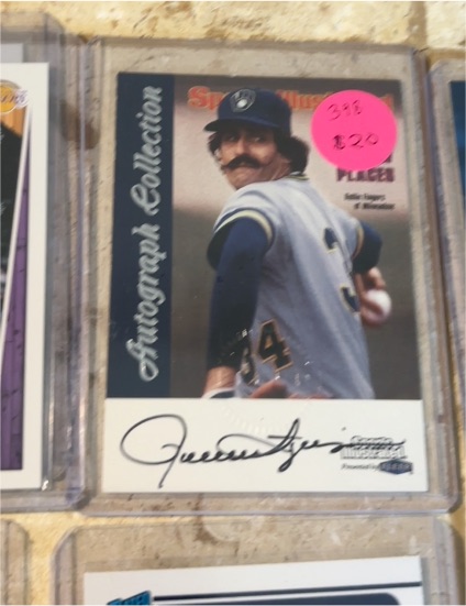 1999 Fleer Sports Illustrated Greats of the Game #23 Rollie Fingers — front