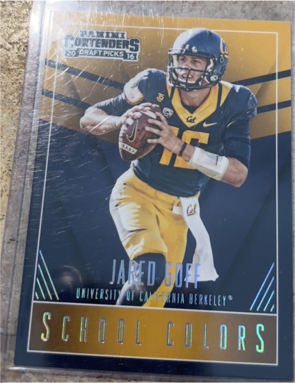 2016 Panini Contenders Draft Picks #2 Jared Goff School Colors — front