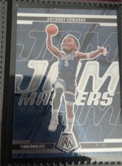 2024-25 Panini Mosaic #10 Anthony Edwards Jam Masters — front