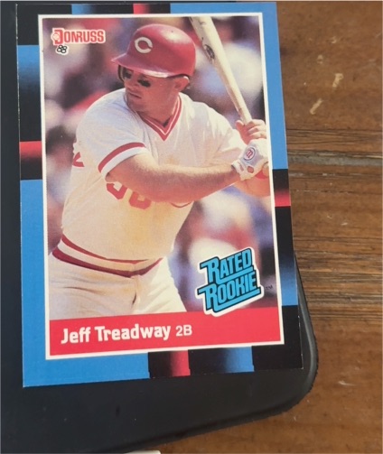 1988 Donruss #29 Jeff Treadway — front