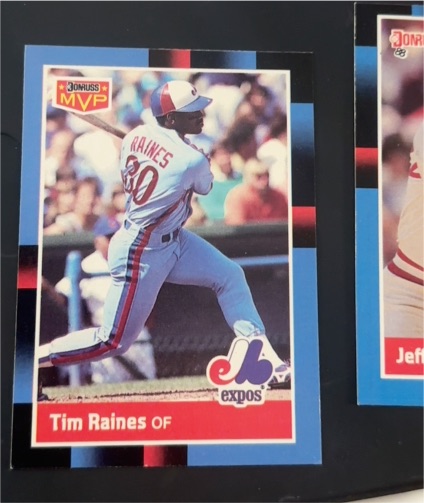 1988 Donruss MVP #BC-18 Tim Raines — front