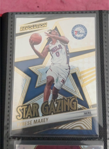 2024-25 Panini Revolution #1 Tyrese Maxey Star Gazing — front