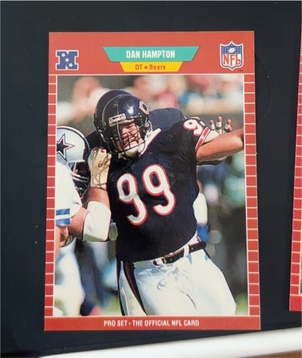 1989 Pro Set #41 Dan Hampton — front
