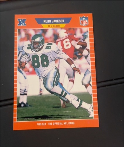 1989 Pro Set #318 Keith Jackson — front