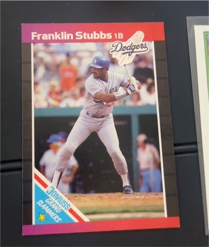 1989 Donruss #1B Franklin Stubbs — front