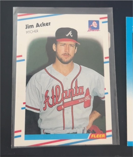 1988 Fleer #531 Jim Acker — front