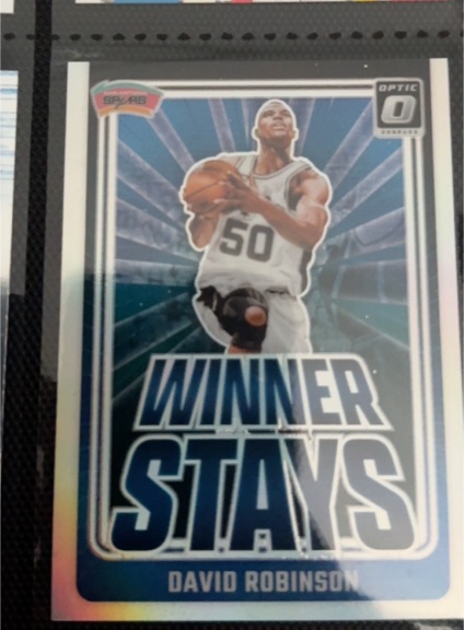 2024-25 Panini Donruss Optic #15 David Robinson Winner Stays — front