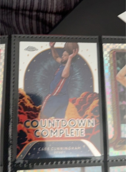 2024-25 Topps Chrome #CC-10 Cade Cunningham Countdown Complete — front