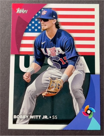 2023 Topps World Baseball Classic Stars #WBC-21 Bobby Witt Jr. — front