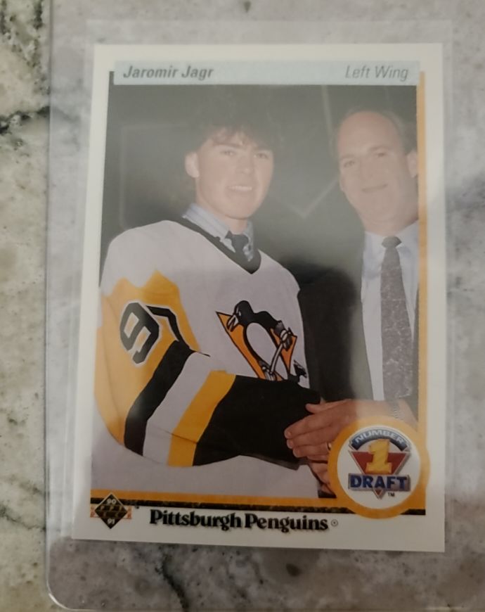 1990-91 Upper Deck #356 Jaromir Jagr Rookie Card — front