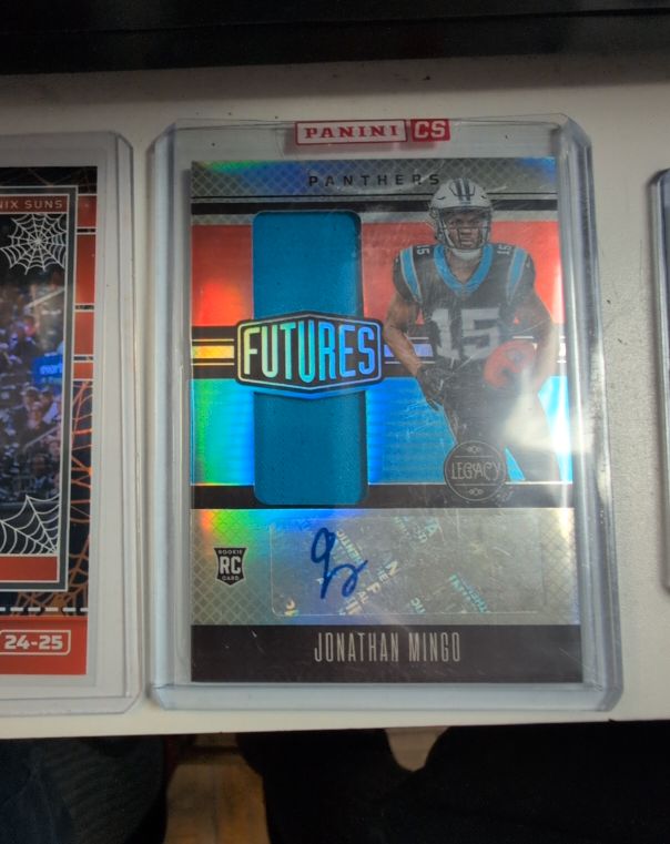 2023 Panini Legacy Futures Dual Patch Autographs Jonathan Mingo — front