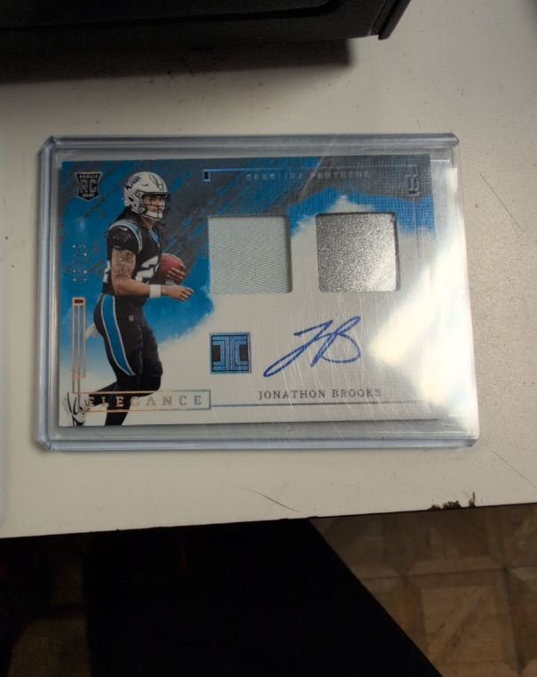 2024 Panini Impeccable Elegance Rookie Autographs Jonathon Brooks — front