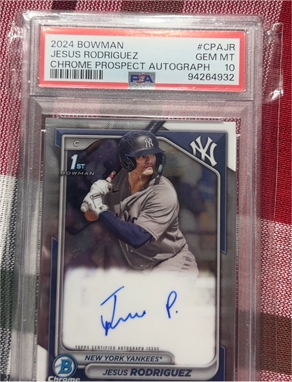 2024 Bowman Chrome #CPA-JR Jesus Rodriguez — front