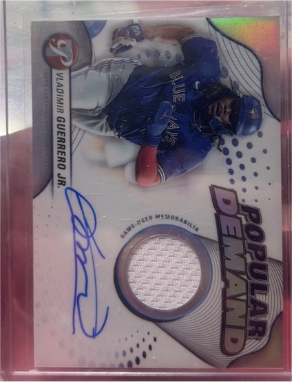 2024 Topps Pristine Popular Demand #DPAR-VG Vladimir Guerrero Jr. — front