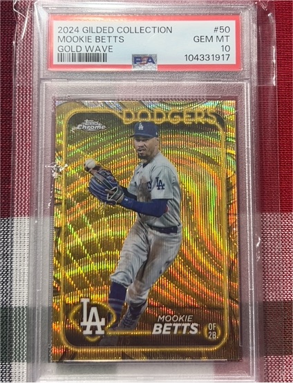 2024 Topps Chrome Gilded Collection #50 Mookie Betts — front