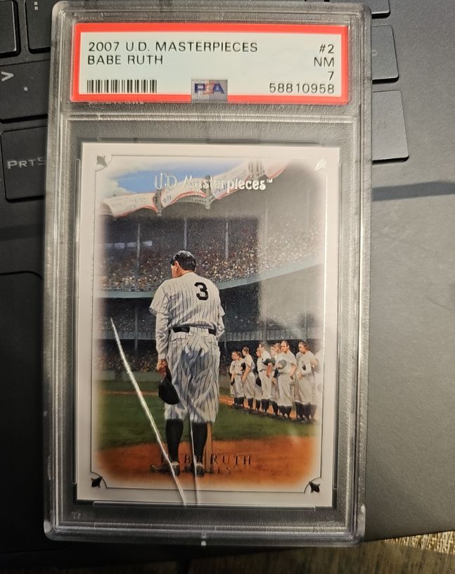2007 Upper Deck Masterpieces #2 Babe Ruth — front
