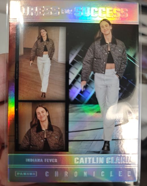 2025 Panini Chronicled #69 Caitlin Clark Dress for Success — front