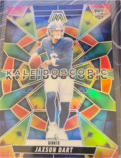 2025 Panini Mosaic #9 Jaxson Dart Kaleidoscopic SSP — front