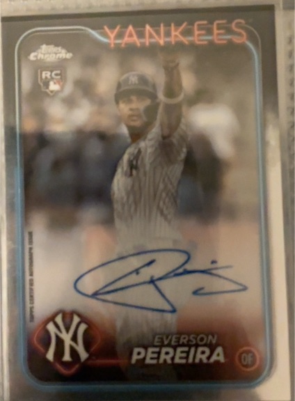2024 Topps Chrome #RA-EP Everson Pereira — front