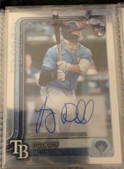 2025 Topps Chrome #RA-LDR Logan Driscoll — front