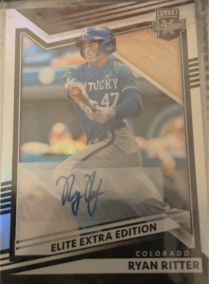 2022 Panini Elite Extra Edition #116 Ryan Ritter — front