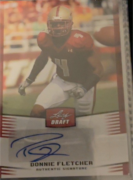 2012 Leaf Draft Donnie Fletcher — front