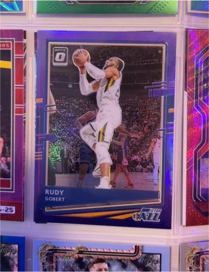 2020-21 Donruss Optic #28 Rudy Gobert — front