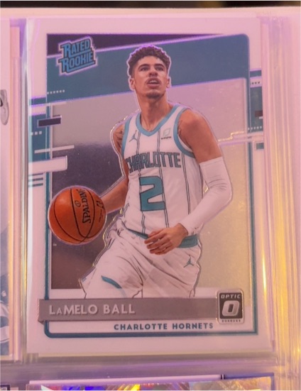 2020-21 Panini Donruss Optic #153 LaMelo Ball — front