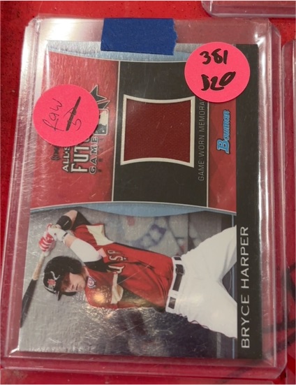2011 Bowman Draft Picks & Prospects Future's Game Jersey #FGR-BH Bryce Harper — front