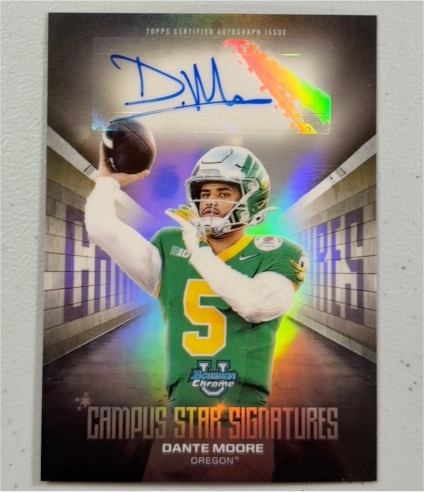 2025 Bowman Chrome University #CSS-DM Dante Moore — front