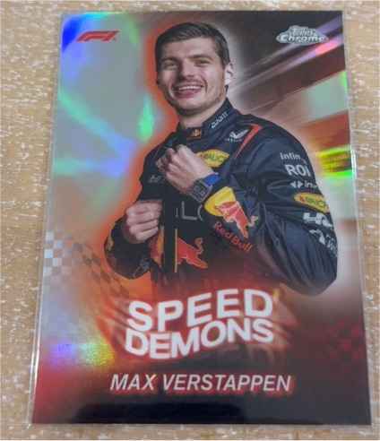 2024 Topps Chrome Formula 1 #SD-1 Max Verstappen Speed Demons — front