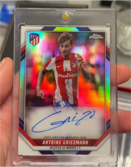 2021-22 Topps Chrome #AMC-8 Antoine Griezmann — front