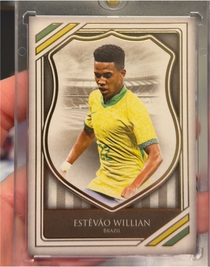 2025 Futera Unique Heritage #Estêvão Willian Brazil — front