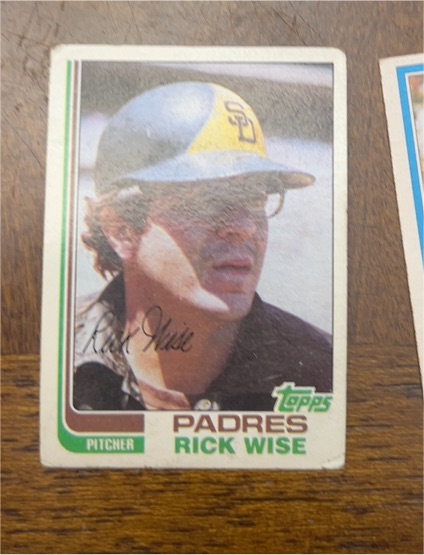 1982 Topps #330 Rick Wise — front
