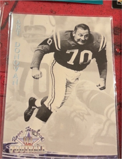 1994 Ted Williams Roger Staubach's NFL #4 Art Donovan — front