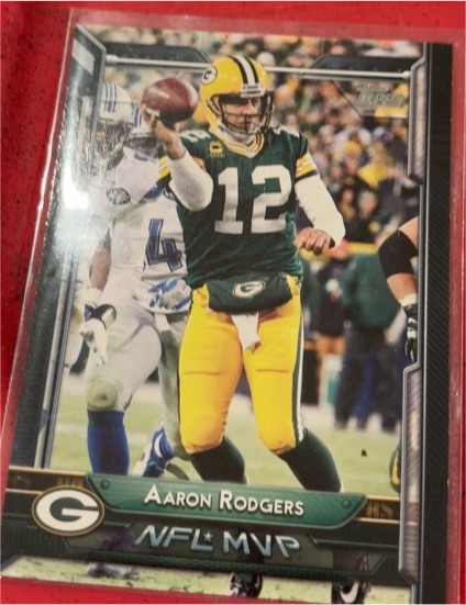2015 Topps #303 Aaron Rodgers NFL MVP Green Bay Packers — front