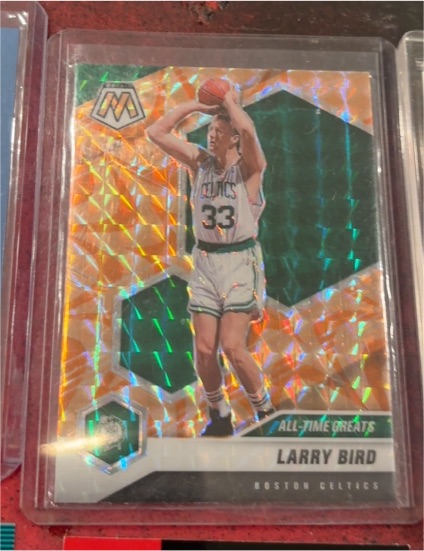 2020-21 Panini Mosaic #295 Larry Bird — front