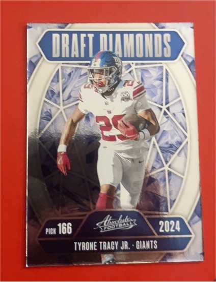 2024 Panini Absolute Draft Diamonds #DD-TTJ Tyrone Tracy Jr. — front