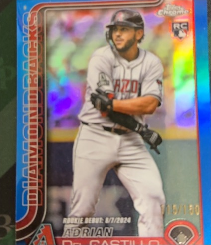 2025 Topps Chrome Update #USC92 Adrian Del Castillo — front