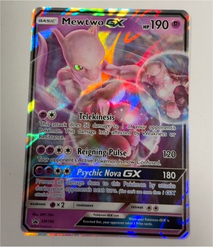 2019 Pokémon SM196 Mewtwo GX — front