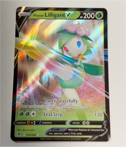 2022 Pokémon TCG Astral Radiance #017 Hisuian Lilligant V — front