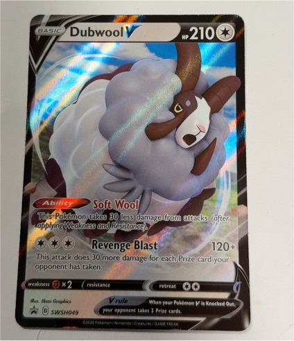 2020 Pokemon SWSH #SWSH049 Dubwool V — front
